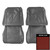 1965 Pontiac GTO, LeMans; Front Bucket Seat Covers; Metallic Red