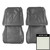 1965 Pontiac GTO, LeMans; Front Bucket Seat Covers; White