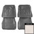 1965 Pontiac GTO, LeMans; Front Bucket Seat Covers; White (65GS69U)
