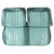 1965 Pontiac Catalina; Split Front Bench Seat Cover; 2-Tone Blue