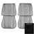 1965 Chevy II, Nova SS; Front Bucket Seat Covers; Black