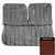 1966 Chevelle; w/o Armrest; Front Bench Seat Cover; Bronze