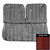 1966 Chevelle; w/o Armrest; Front Bench Seat Cover; 2-Tone Red