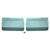 1966 Impala; Std/SS; Front Door Panels; 2-Tone Blue