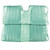 1966 Impala; Std/SS; Hardtop; Rear Bench Seat Cover; 2-Tone Aqua