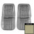 1967 Oldsmobile Cutlass; Sport; Front Bucket Seat Covers; Parchment