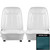 1967 Firebird; Front Bucket Seat Covers; Blue