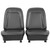 1967-68 Camaro; Standard; Pre-Assembled Front Bucket Seats; Black