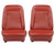 1967-68 Camaro; Standard; Front Bucket Seat Covers; Red