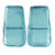 1968 Oldsmobile Cutlass Supreme; Front Bucket Seat Covers; Bright Blue
