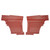 1968 Chevrolet Camaro Hardtop Platinum Edition Red Rear Door Panels