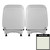 1968-1969 Camaro/Firebird White Plastic Seatback