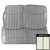 1968 Pontiac Firebird Deluxe Pearl Fold Down Rear Bench Seat Cover