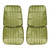 1968 Chevrolet Caprice Ivy Gold Front Bucket Seat Covers