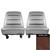 1968 Dodge Charger; Front Bucket Seat Covers; Metallic Red/Maroon