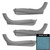 1966-1972 Chevelle/GTO/Cutlass/Skylark/Impala/Nova Brt Blue Plastic Seat Skirts