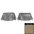 1969-1970 Chevrolet Impala Sandalwood Bench Seat Head Rest Covers
