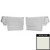 1969 Oldsmobile Cutlass Convertible White/Black Rear Door Panels