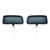 1969 Camaro/Firebird Pre-Assembled Bent Bar Metallic Blue Headrests