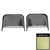 1969 Camaro/Firebird Light Green Bucket Seat Head Rest Covers