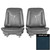 1969 Pontiac GTO Dark Blue Front Bucket Seat Covers