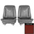 1969 Pontiac GTO Red Front Bucket Seat Covers
