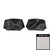 1969 Mopar Roadrunner/Dart/Satellite Silver Head Rest Covers