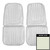 1969 Buick Skylark/GS Custom 400 Fawn Front Bucket Seat Covers