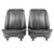 1969-1971 Chevrolet Nova Black Pre-Assembled Front Bucket Seats