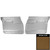 1970-1972 Chevrolet Chevelle 4-Door Sedan/Hardtop/Wagon Saddle Front Door Panels