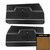 1970 El Camino Platinum Edition Saddle Pre-Assembled Front Door Panels