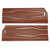 1970 Dodge Charger; 500, R/T; Front Door Panels; Burnt Orange