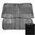 1970 Dodge Challenger; Convertible; Rear Bench Seat Cover; Black (70KSC10V)