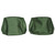 1971-1972 Chevelle/GTO/Cutlass/Skylark/Nova Green Bench Seat Head Rest Covers