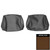 1971-1972 Chevelle/GTO/Cutlass/Skylark/Nova Saddle Bench Seat Head Rest Covers