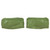 1971-1972 Chevrolet Impala Jade Green Bench Seat Head Rest Covers