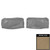 1971-1972 Chevrolet Impala Sandalwood Bench Seat Head Rest Covers