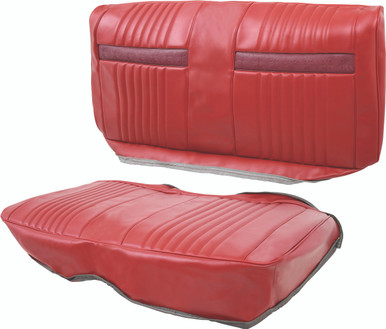 1967 Ford Galaxie 500, XL; Convertible; Rear Bench Seat Cover; Red
