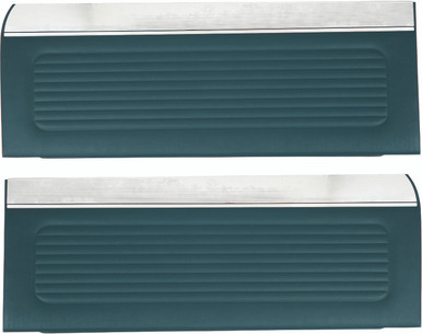 1964 Ford Falcon, Ranchero; Front Door Panels; 2-Tone Aqua - Parts