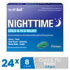 HealthA2Z Nighttime Cold-Flu Relief, 24*8 Softgels (192 Softgels Total)