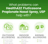 HealthA2Z Fluticasone Propionate Nasal Spray, 24 Hour Allergy Relief