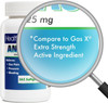 HealthA2Z® Gas Relief Simethicone | 125mg | Relieves Gas Fast and Bloating (365 Counts )