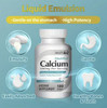 HealthA2Z® Emulsified Calcium | 600 mg Per Serving | 100 Softgels | With 5 mcg (200 IU) Vitamin D3 | Supports Healthy Bones & Teeth | Superior Absorption