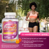 HealthA2Z® Women's Multivitamin Gummies | Peach, Orange & Strawberry Flavored | 60 Pieces | For Daily Health & Wellness | Supports Women's Overall Health