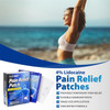 HealthA2Z® Pain Relief Patch, Lidocaine 4%, Topical Anesthetic, Flexible Adhesive Patch, Unscented, Single Use, 30 Patches