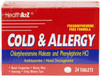 HealthA2Z® Cold & Allergy | Chlorpheniramine Maleate & Phenylephrine HCl | 24 Tablets (Pack of 24) | 576 Total Tablets | Value Pack