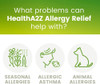 HealthA2Z® Allergy Relief | Cetirizine 10mg | 24 Packs of 45 Tablets Each (1080 Tablets) | All Day Allergy Relief | Indoor & Outdoor | Relief from Itchy Throat, Sneezing, Runny Noses | Value Pack