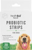 HealthA2Z Pets Probiotic Strips for Dogs, Oral & Dental Health, 20 Strips