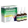 HealthA2Z® Fluticasone Propionate Nasal Spray | 50 mcg per Spray | 24 Hour Allergy Relief | 144 Sprays | 0.62 fl oz. (3 Pack)