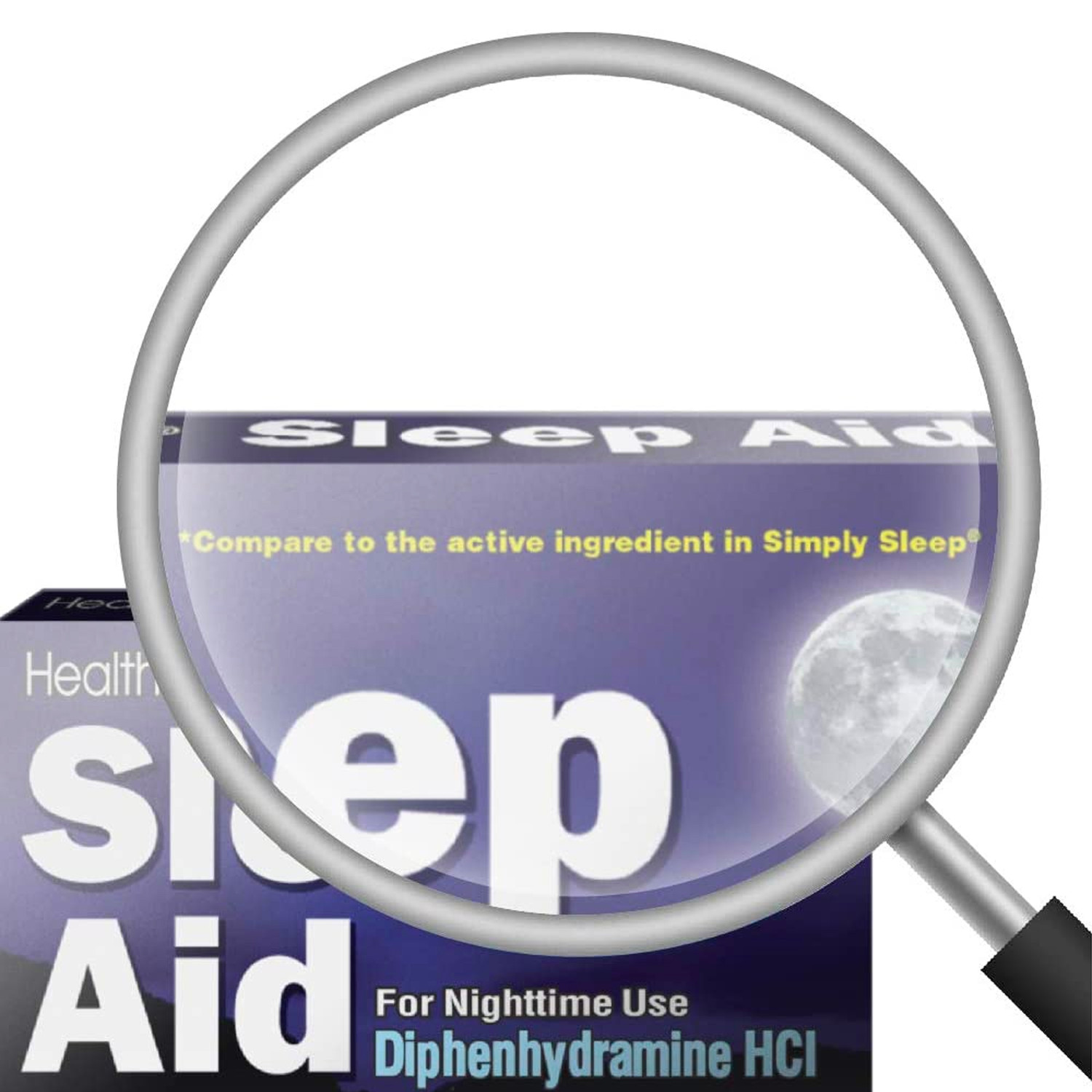 HealthA2Z Sleep Aid, Diphenhydramine HCl 25mg, 24*24 Caplets (576